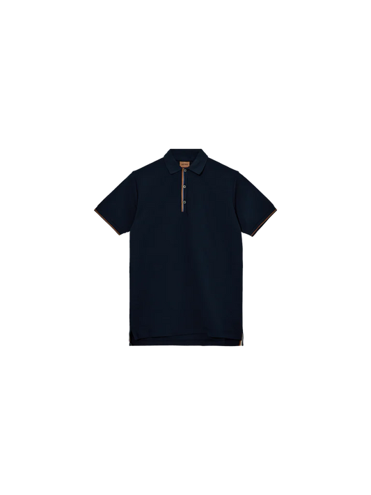 MMGHarvey Polo Ss Tee Navy