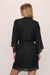 Mariana Short Robe Black