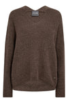MMThora V Neck Knit Falcon