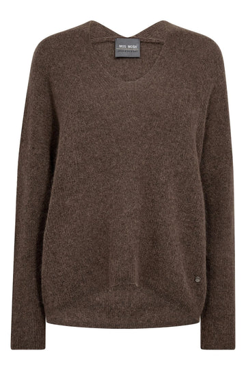 MMThora V Neck Knit Falcon
