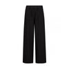 Elasticated waist black linen trousers from Mos Mosh
