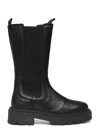 Black tall chelsea boot 