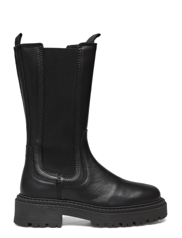 Black tall chelsea boot 