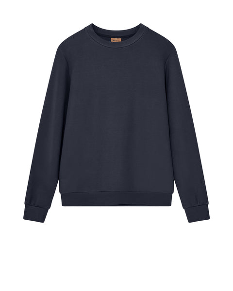 dark navy crew neck sweat 