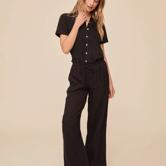 Black wide leg trousers from Bella dahl