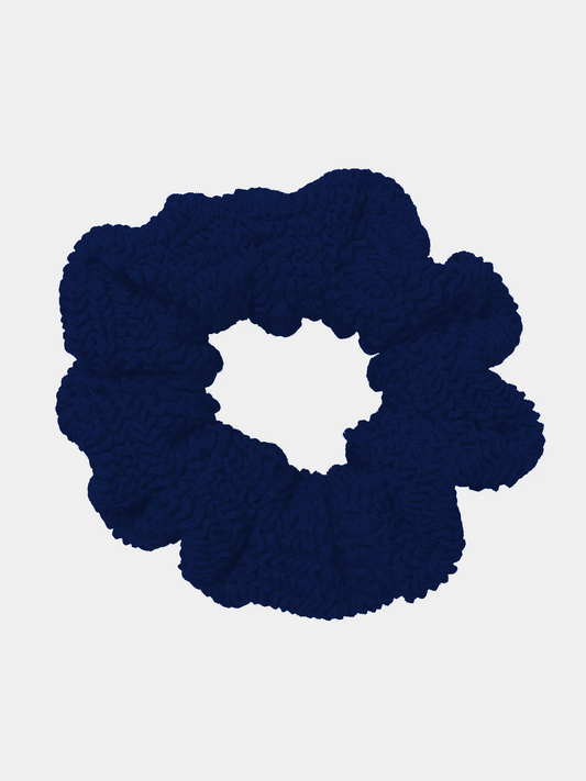 Navy scrunchie from Hunza G