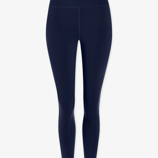 high rise dark navy leggings 