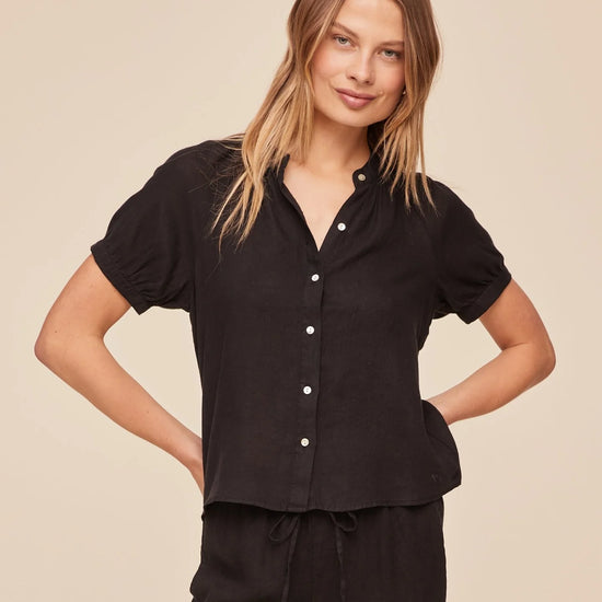 short sleeve black shirt from Bella dahl