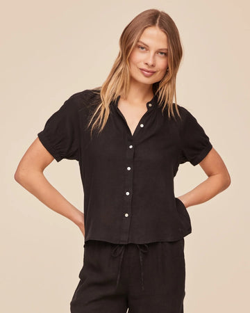 short sleeve black shirt from Bella dahl