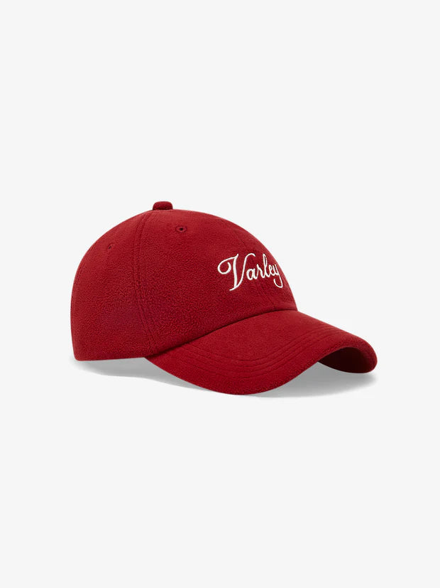 red cap with white varley logo