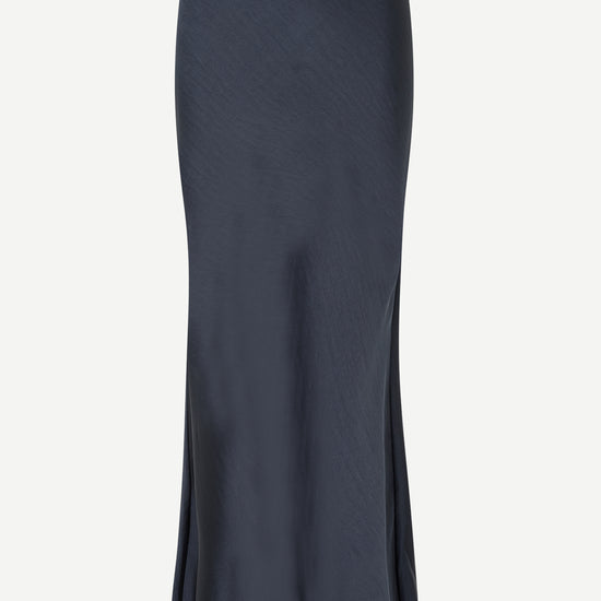 Long line navy slip skirt