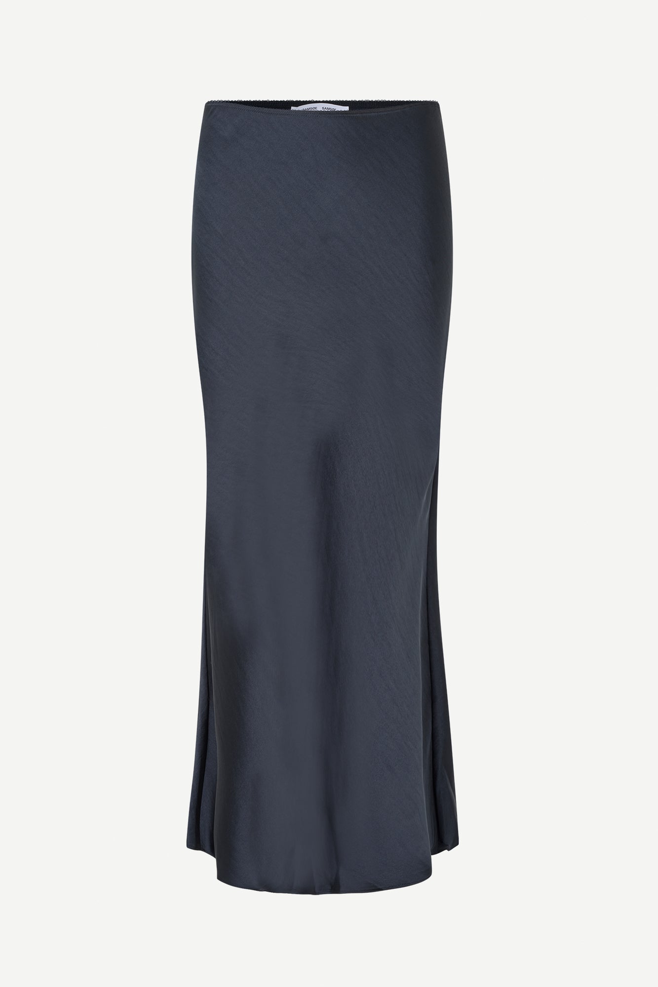 Long line navy slip skirt