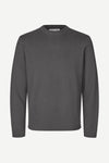 dark grey crew neck jumper from samsoe samsoe