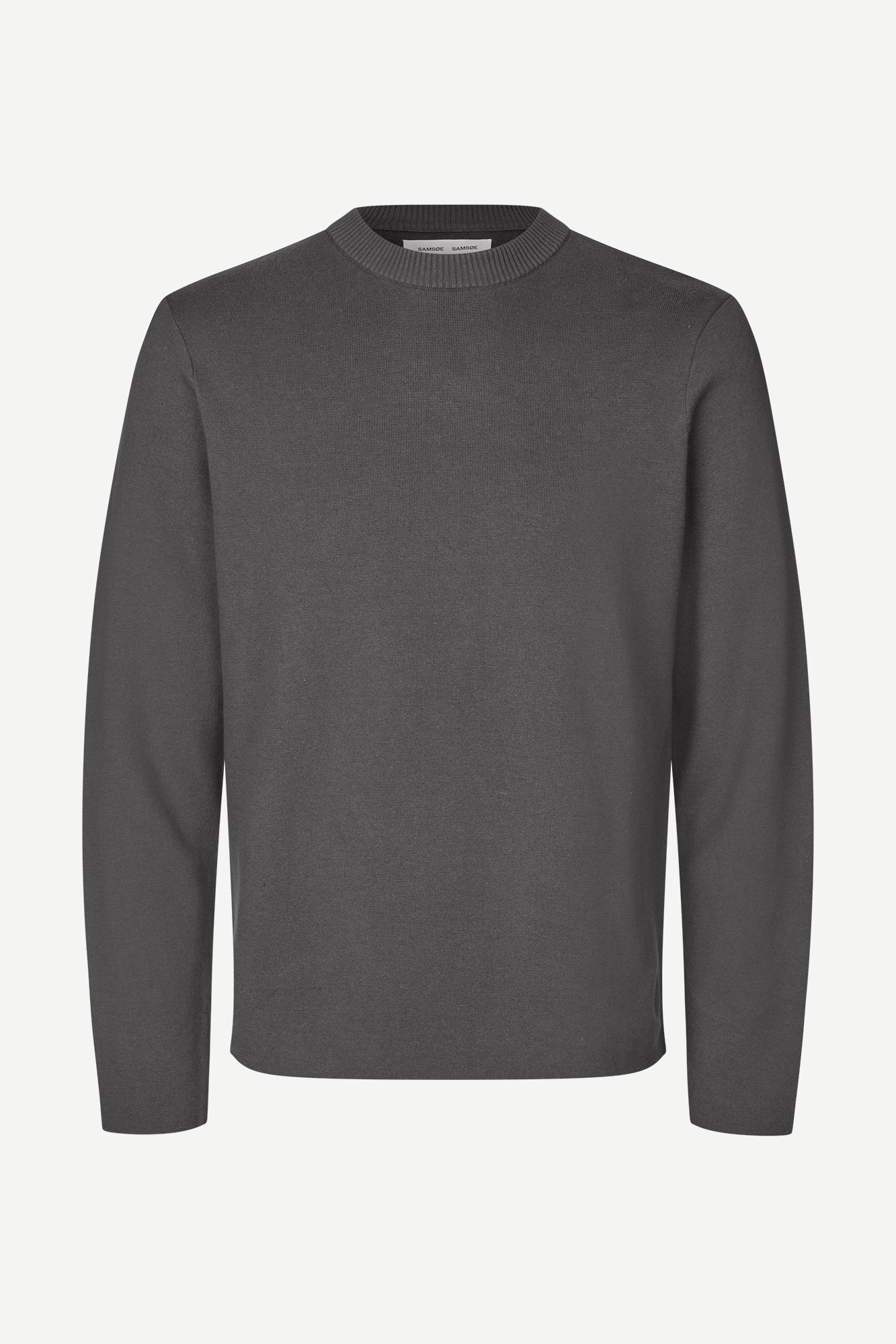 dark grey crew neck jumper from samsoe samsoe