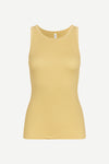 yellow round neck sleeveless tank from Samsoe Samsoe