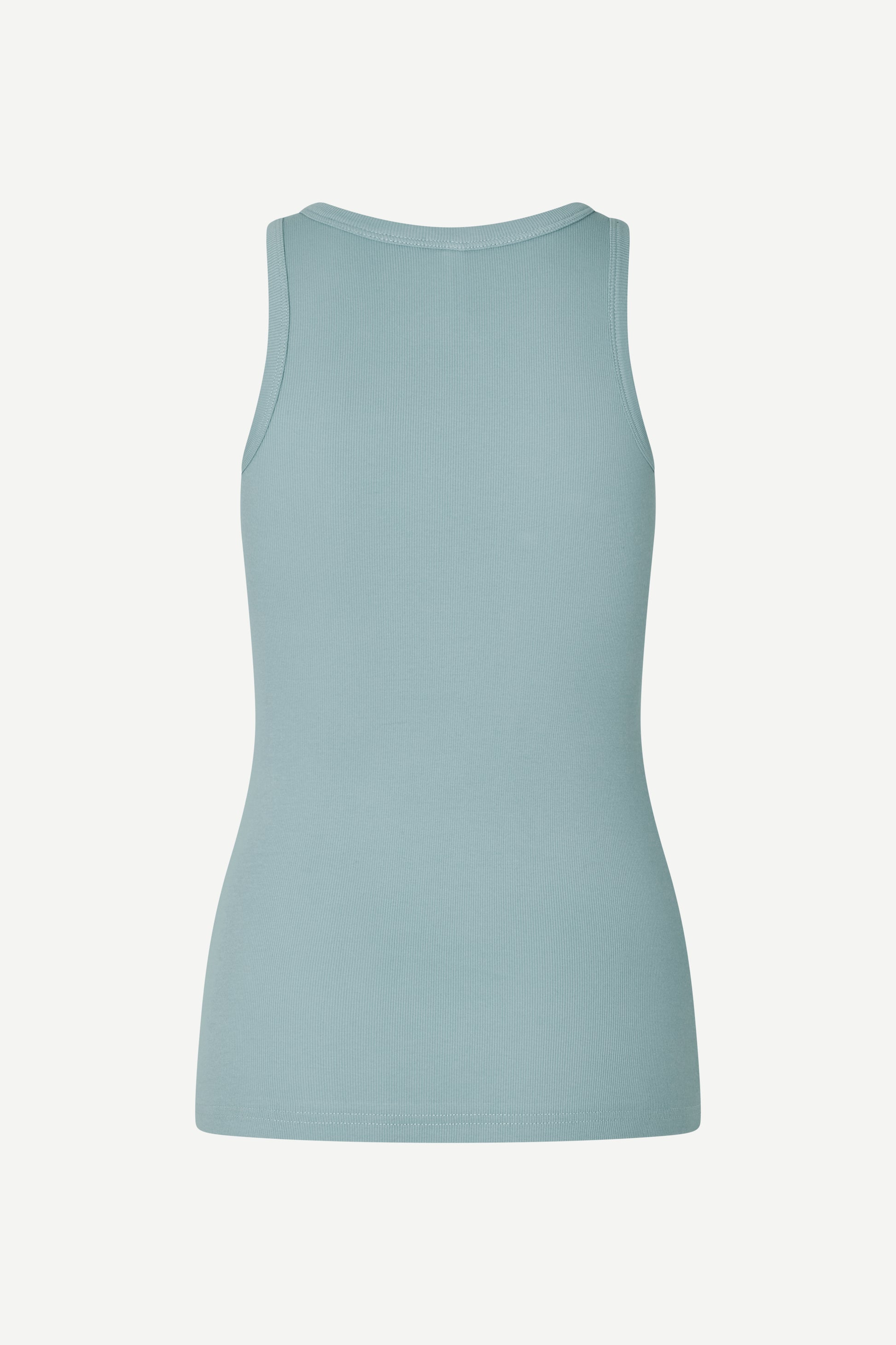 blue round neck sleeveless tank  rear from Samsoe Samsoe