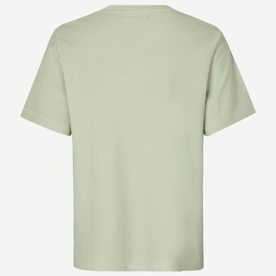 Light green t-shirt on a white background
