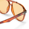 close up of a sunglass lense