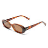 tortoise shell Le Specs sunglasses on a white background