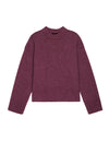 Maroon sweater on a white background