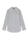 striped shirt with long sleeves