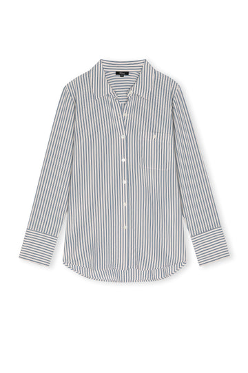 striped shirt with long sleeves