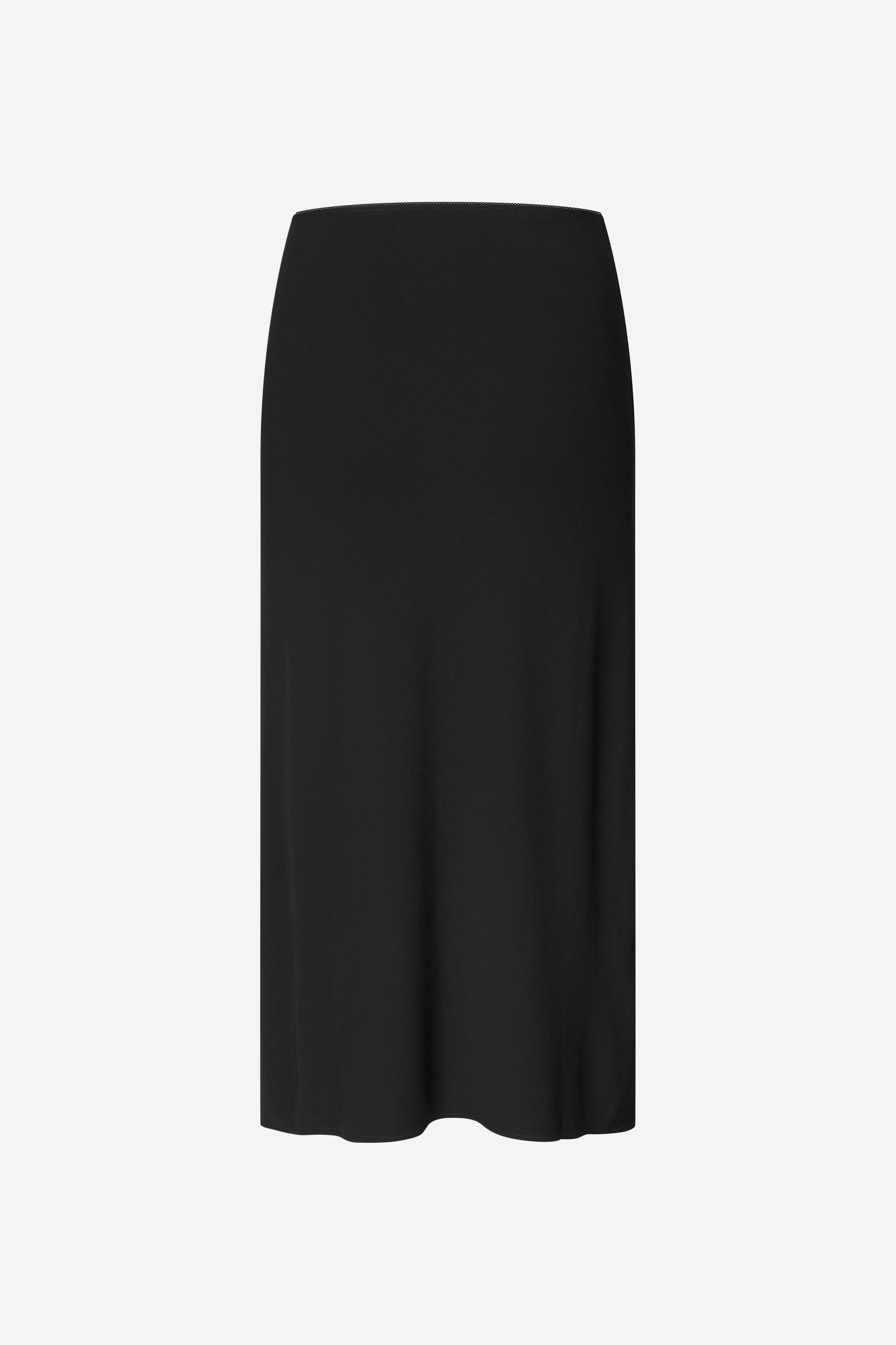 Black skirt on a white background