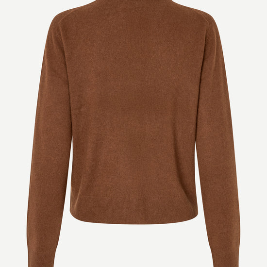 Brown sweater on a white background