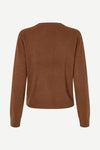 Brown sweater on a white background