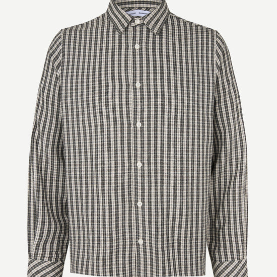 Checkered shirt on a white background