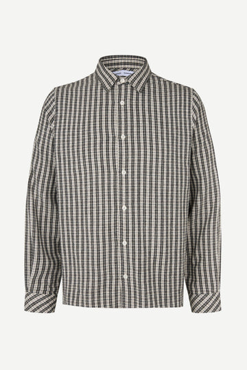 Checkered shirt on a white background