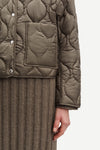 Close up detail of inner padded jacket