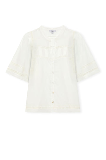 short sleeve white shirt from rails
