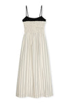spaghetti strap striped white summer dress from rails