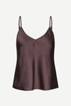 spaghetti strap v neck burgundy cami from samsoe samsoe 