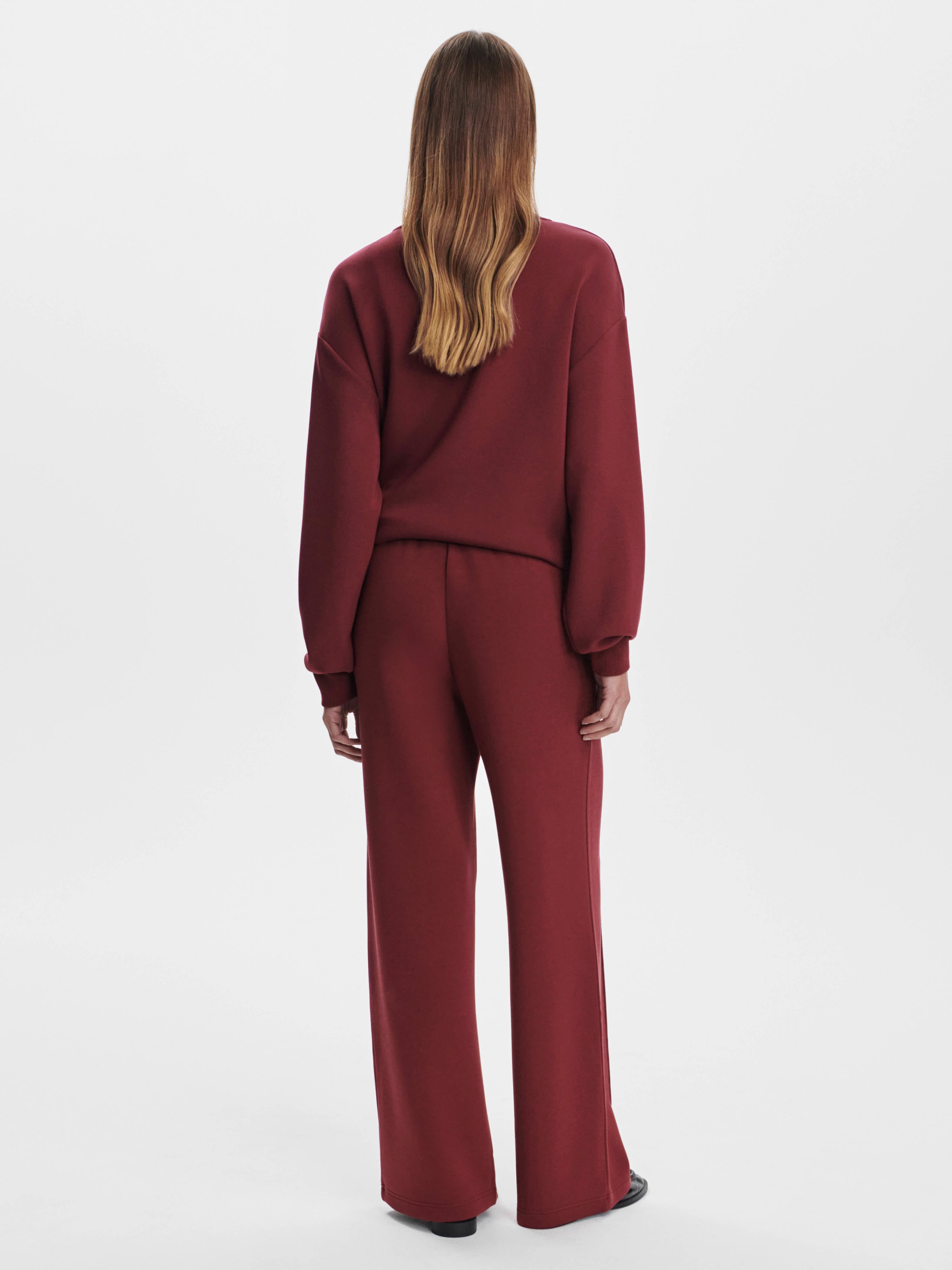 Wide Leg Pant 30 New Maroon – Sass & Edge