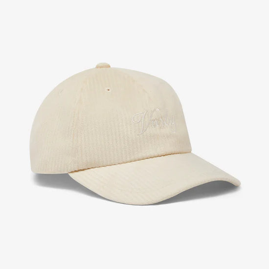 cream cord cap