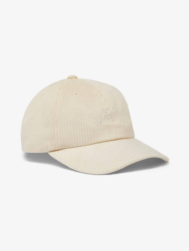 cream cord cap