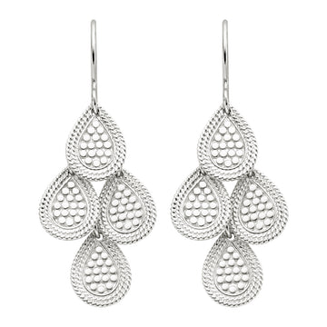 Classic Chandelier Earrings Silver