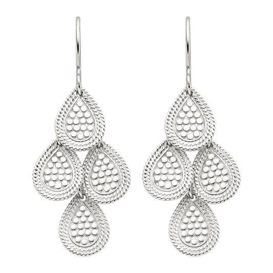 Classic Chandelier Earrings Silver