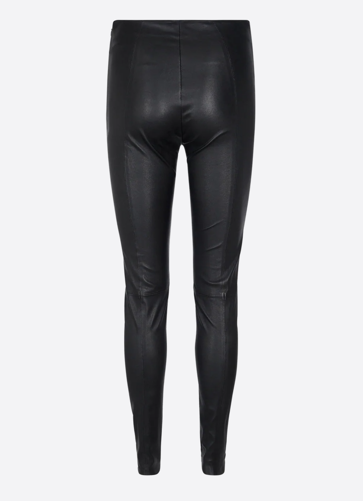 Black leather leggings 
