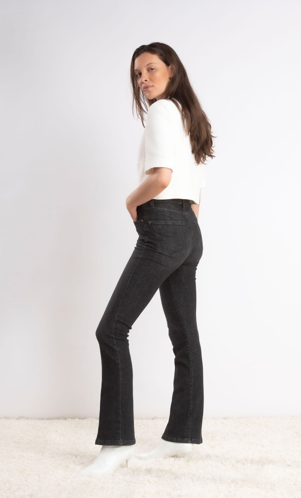 Bootcut black jean 