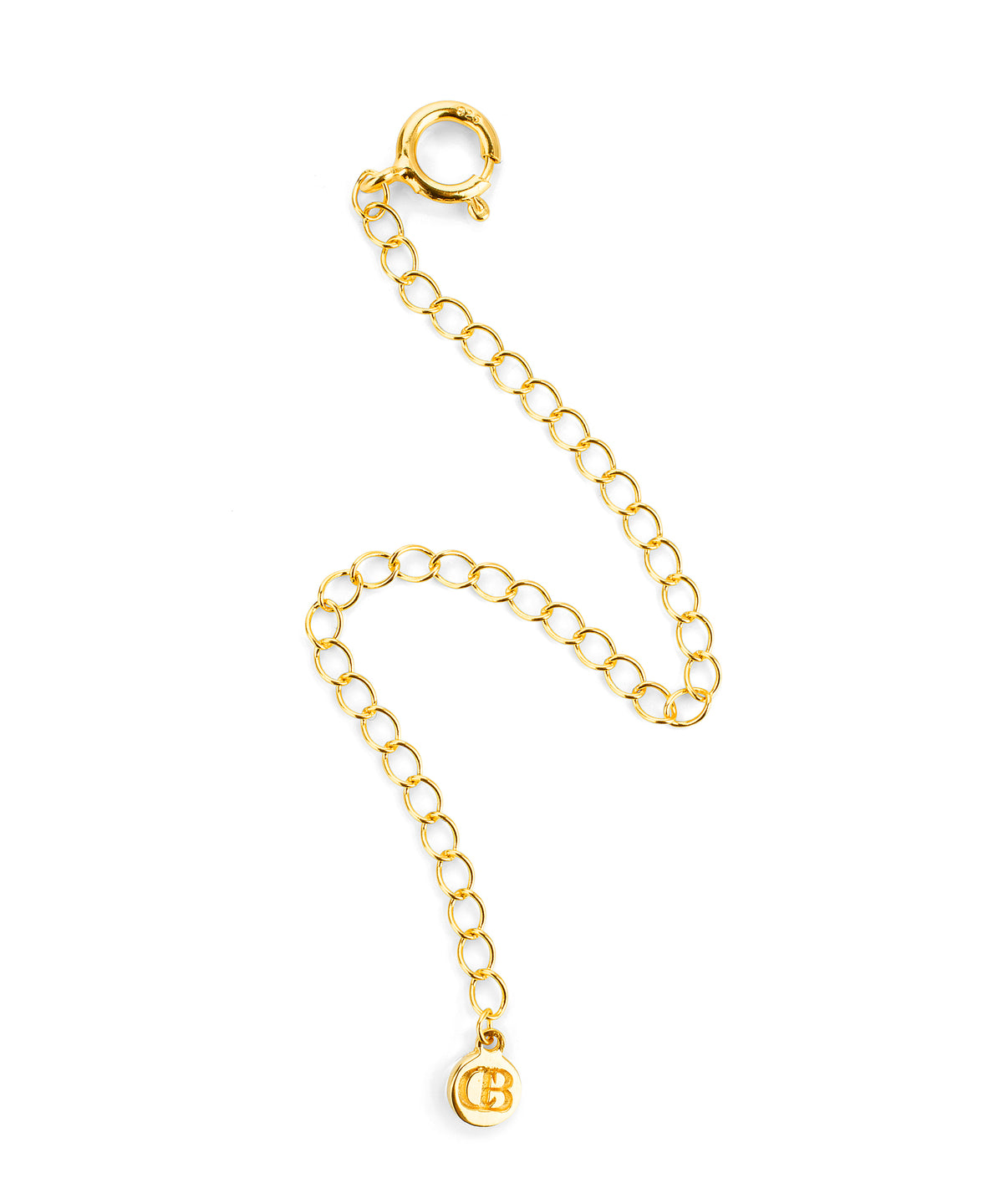 Gold plated Sterling Silver chain extender