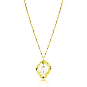 Thalassa Pearl Pendant Gold