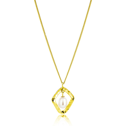 Thalassa Pearl Pendant Gold