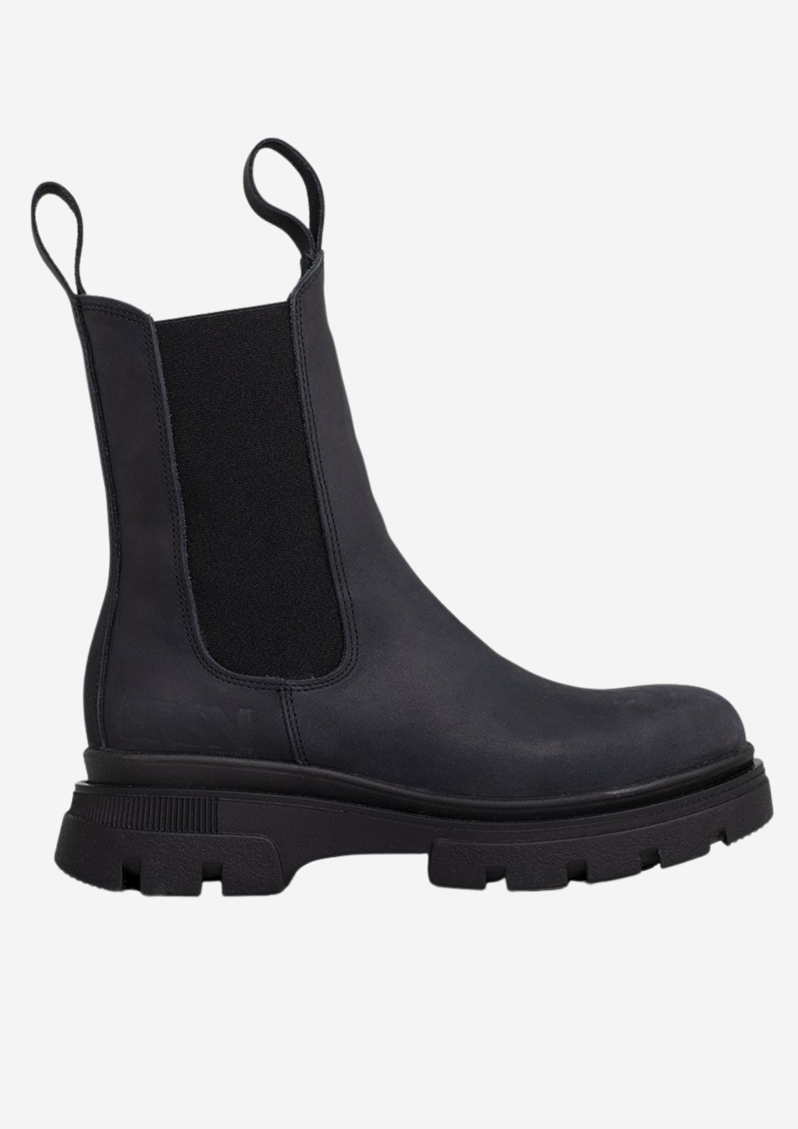 Navy waterproof chelsea boots