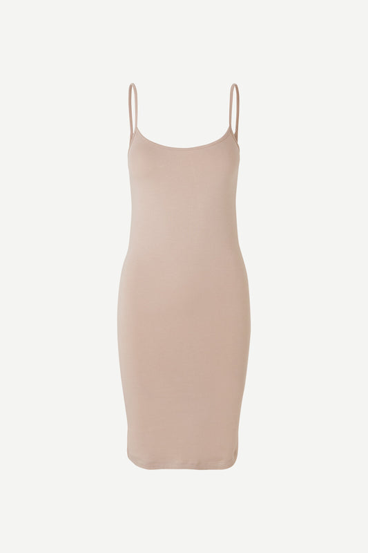 Nude stretchy slip dress