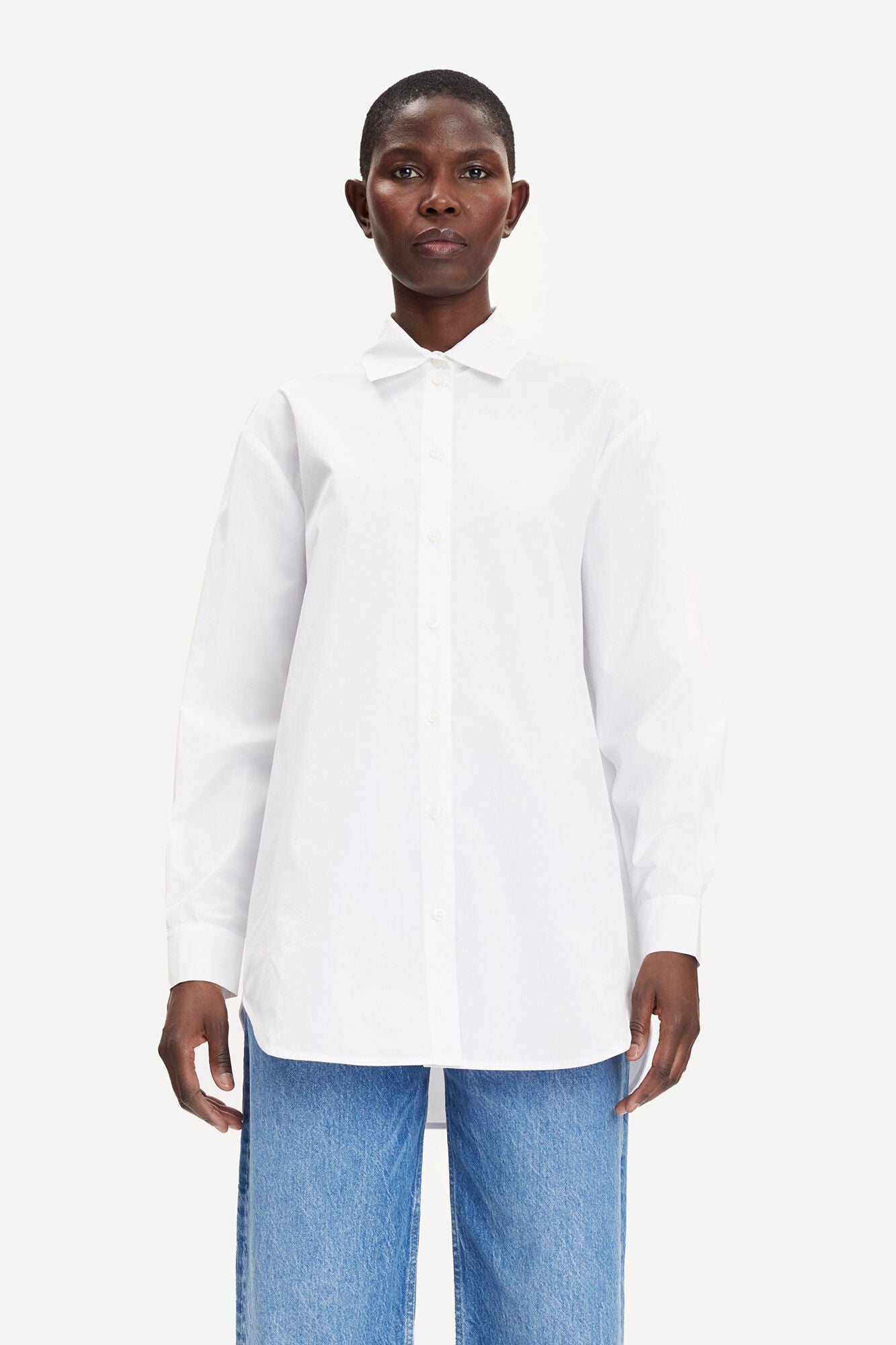 White organic cotton shirt