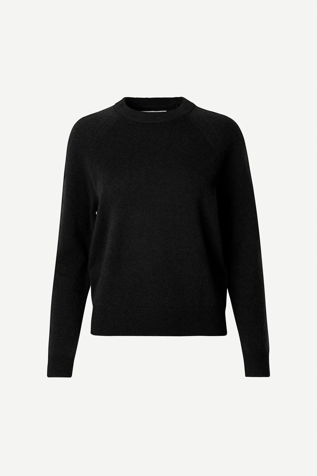 Black Crew neck cashmere jumper from Samsoe Samsoe