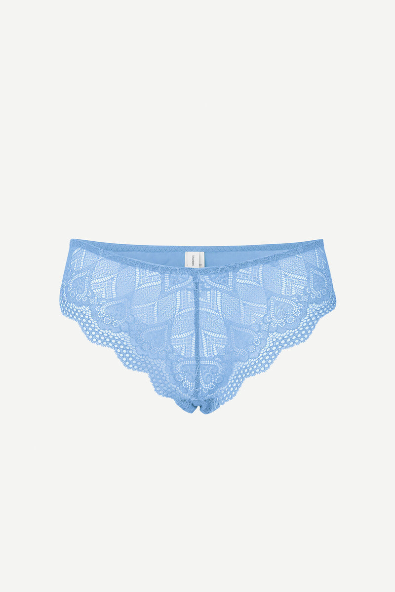 blue lave thong knickers